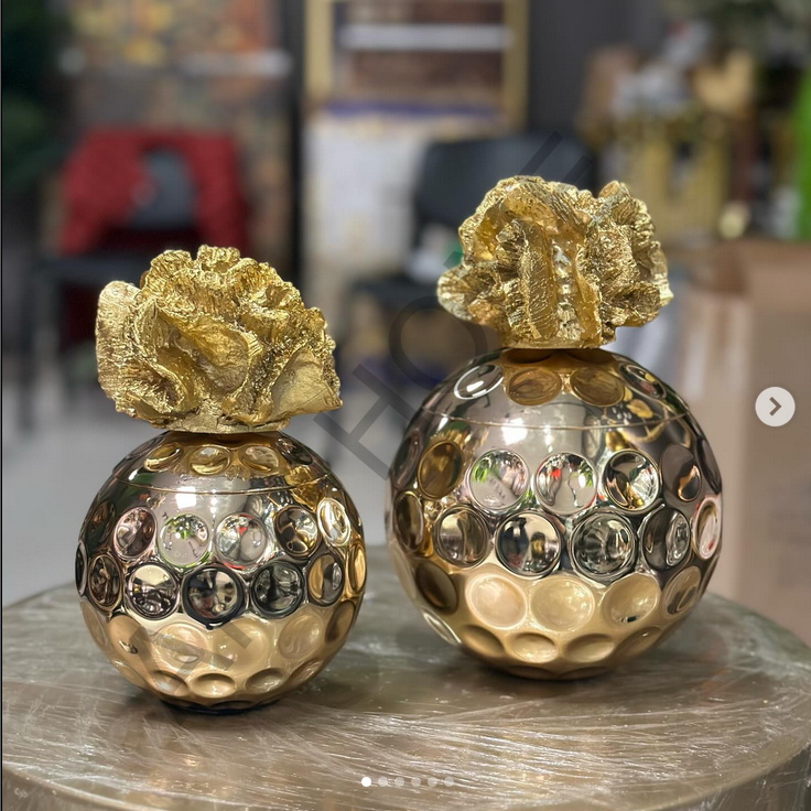 İkili Gold Mercanlı Gold Küpler
