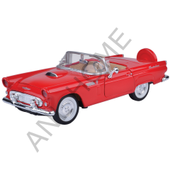 1956 Ford Thunderbird Kırmızı 1:24