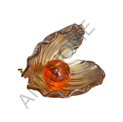 İstiridye İnci Amber-Turuncu