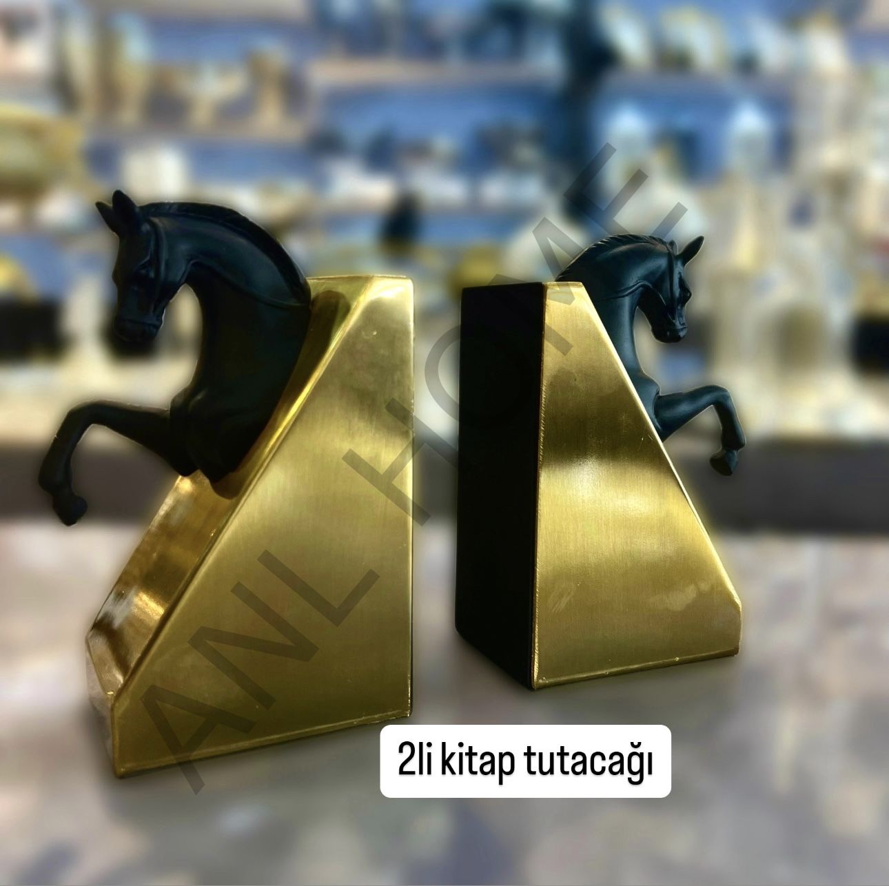 Atlı Kitap Tutacağı