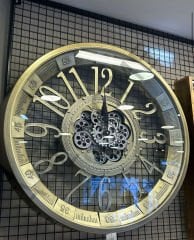 Metal Çarklı Duvar Saati 80cm
