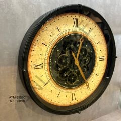 60 CM Metal Çarklı Saat ANL3526C