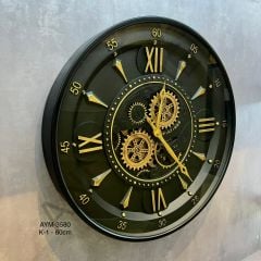 60 CM Metal Çarklı Saat ANL3580