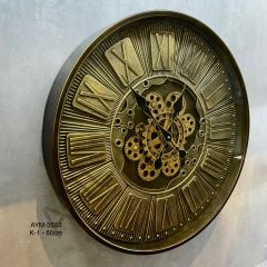 60 CM Metal Çarklı Saat ANL3553